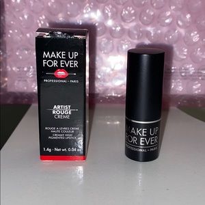 Makeup forever artist rouge creme lipstick.
